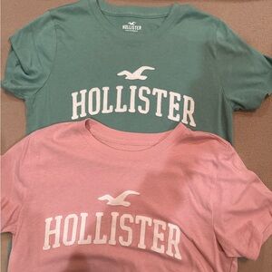 Hollister Women’s Tees in Green and Pink
